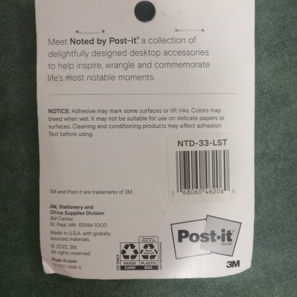 NWT Noted By Target Post It Notes for Lists - Picture 7 of 8